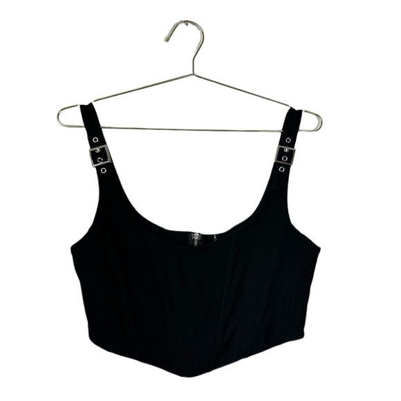 NEW NWT White Fox Black Corset Size XL - Picture 2 of 6